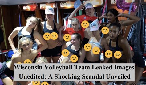 wisconsin volleyball team full leak|Private photos of UW volleyball players shared